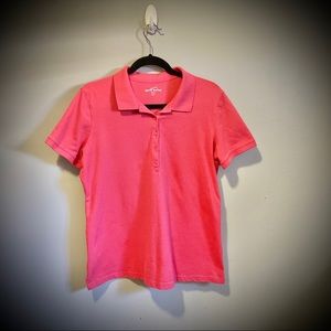 🥤Eddie Bauer Coral Polo Women’s XL NWOT